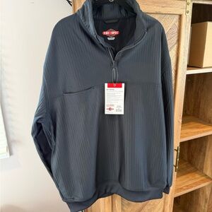 Tru-Spec Men's Black Lightweight Quarter-Zip Shirt Jacket